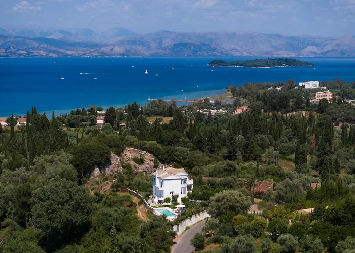 Olgas Luxury Villa, Corfu Greece فيلة Evropouloi